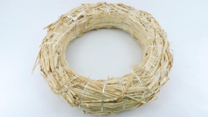 Dekorácia kruh slamenný 20x4cm