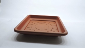 Miska pod kvetináč štvorcová terracot, 40cm