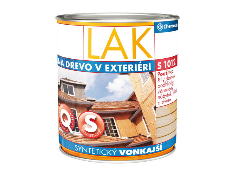 Lak na drevo syntetický exteriérový lesklý 750ml